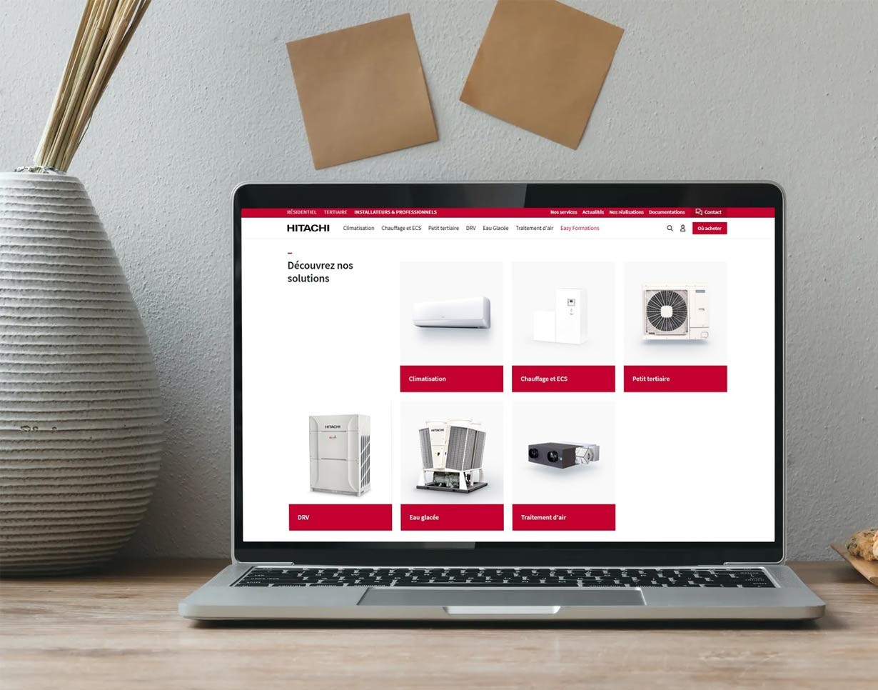 Hitachiclimat.fr : le site corporate Hitachi Cooling & Heating fait peau neuve !