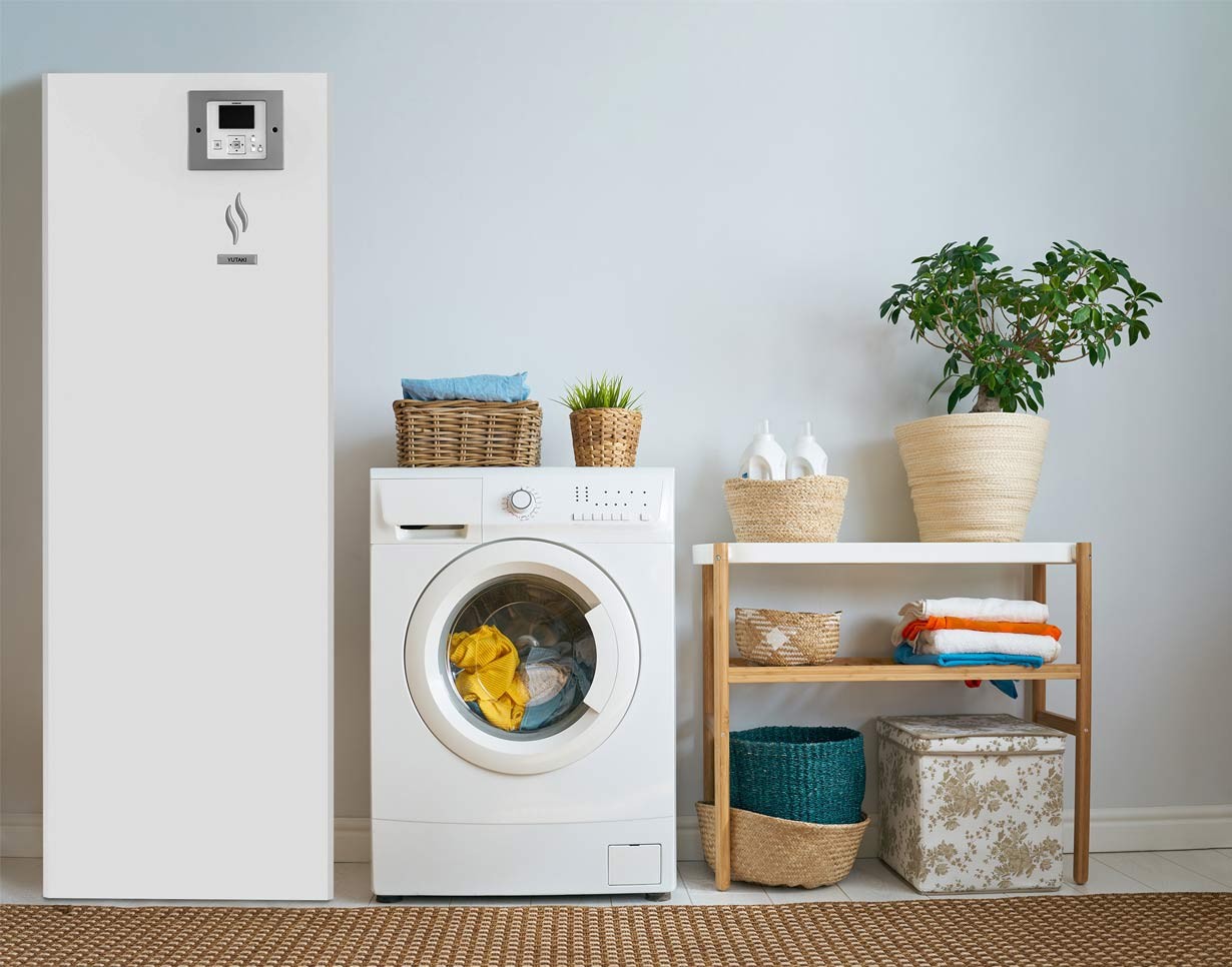 Pompe à chaleur air/eau YUTAKI S COMBI R32 : la solution split réversible, compacte et performante, intégrant l’ECS