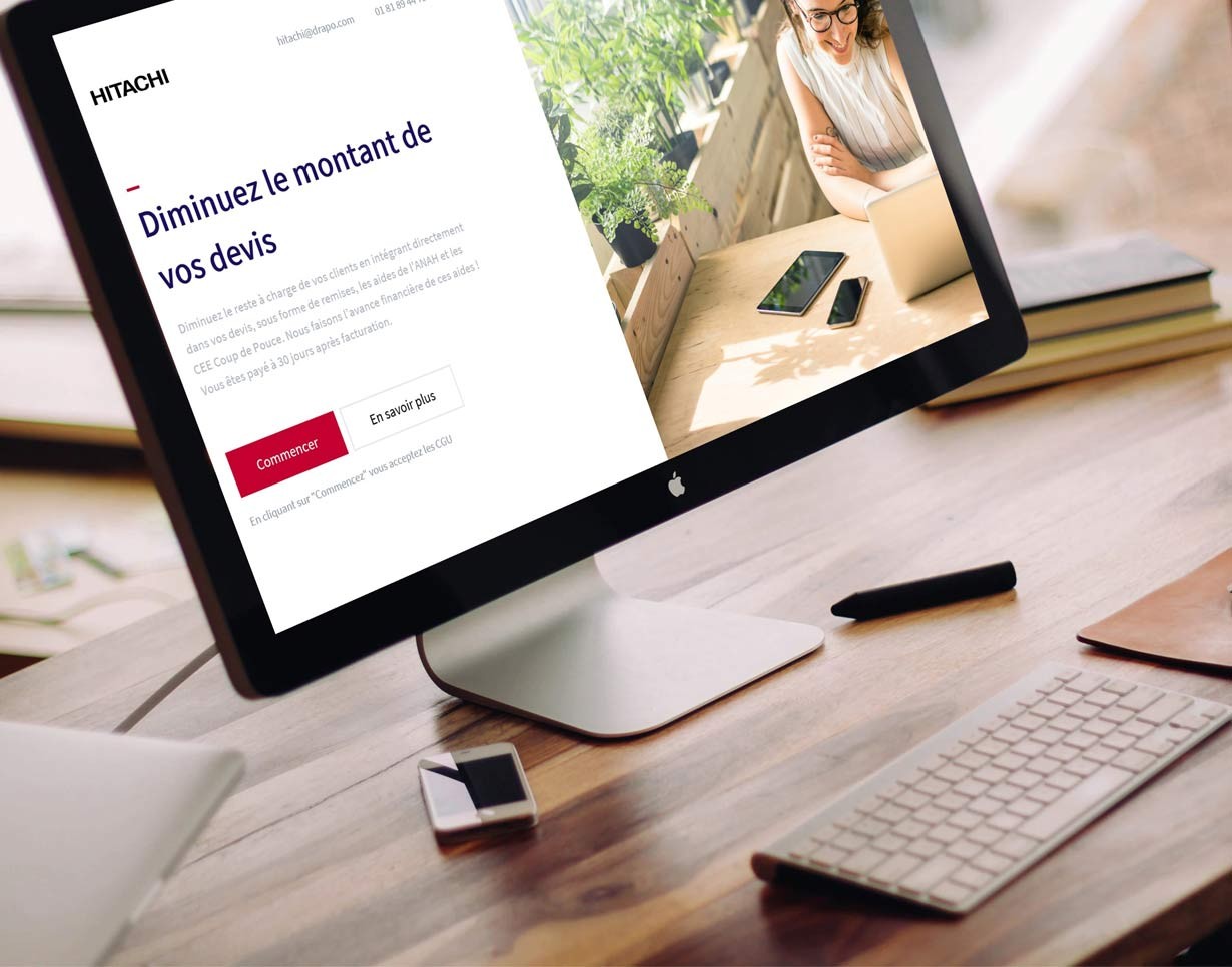 Le nouveau simulateur lancé par Hitachi intègre directement les aides financières au sein des propositions commerciales des professionnels