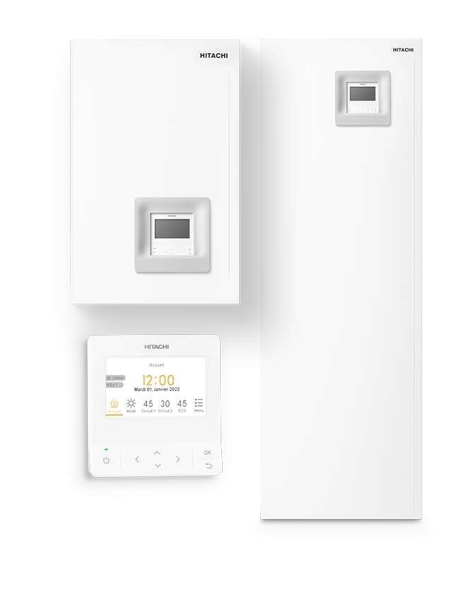 Yutaki S 2.0 et Yutaki S Combi 2.0 : une toute nouvelle génération de PAC air/eau design Hitachi débarque sur le marché Résidentiel